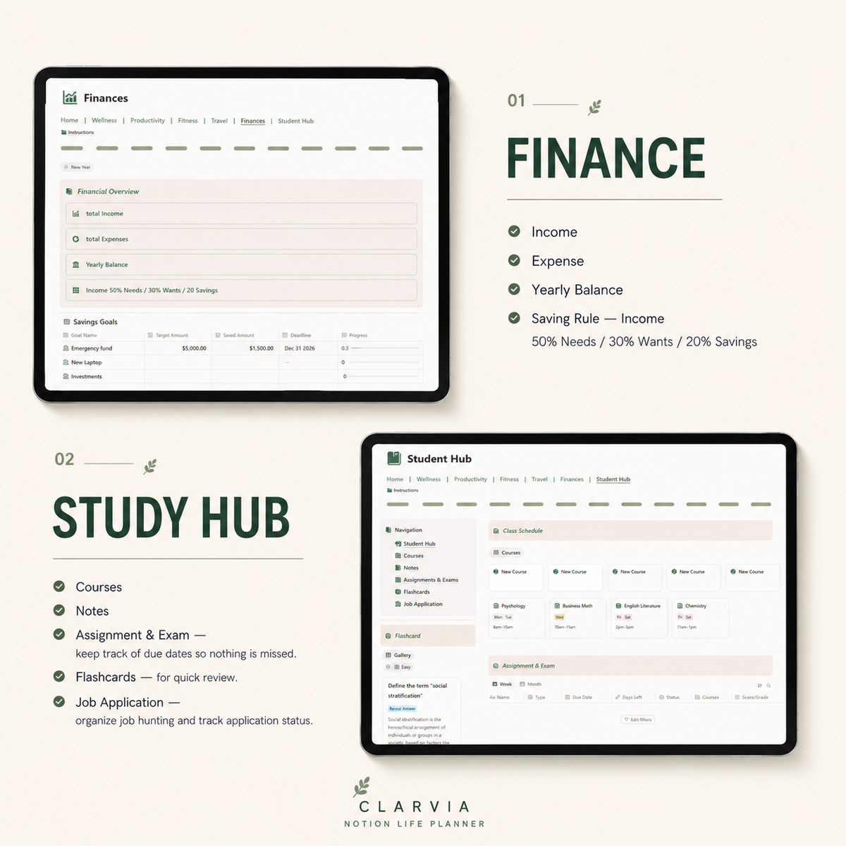 Stop living day to day with no plan β organize your entire life with a Notion Life Planner in 10 minutes