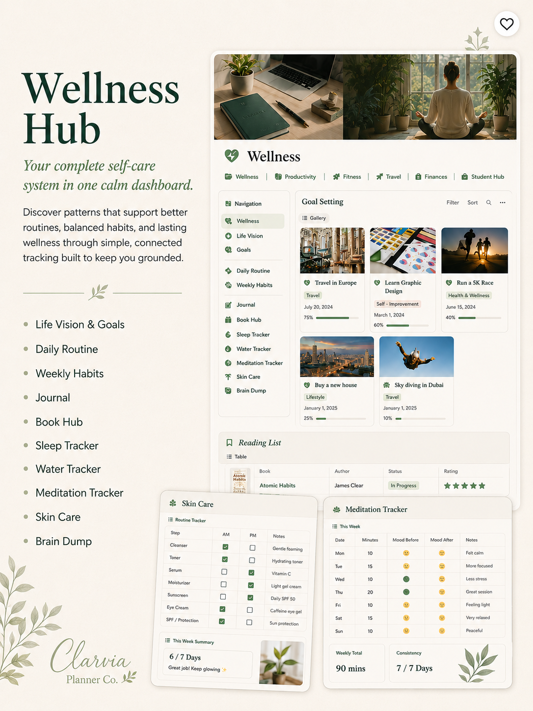 Stop living day to day with no plan — organize your entire life with a Notion Life Planner in 10 minutes